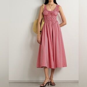 DÔEN Emmaretta Cerise Paris Gingham NWOT